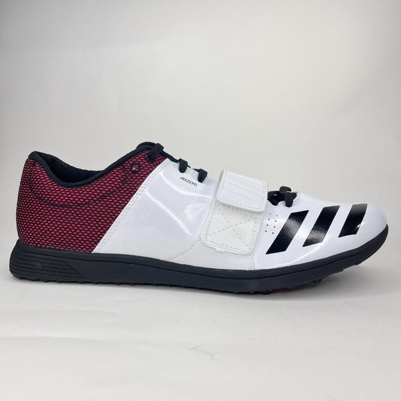 Adidas Adizero Triple Jump Pole Vault White Red Shoes. Size 12.5. Style: B37496. main image 6